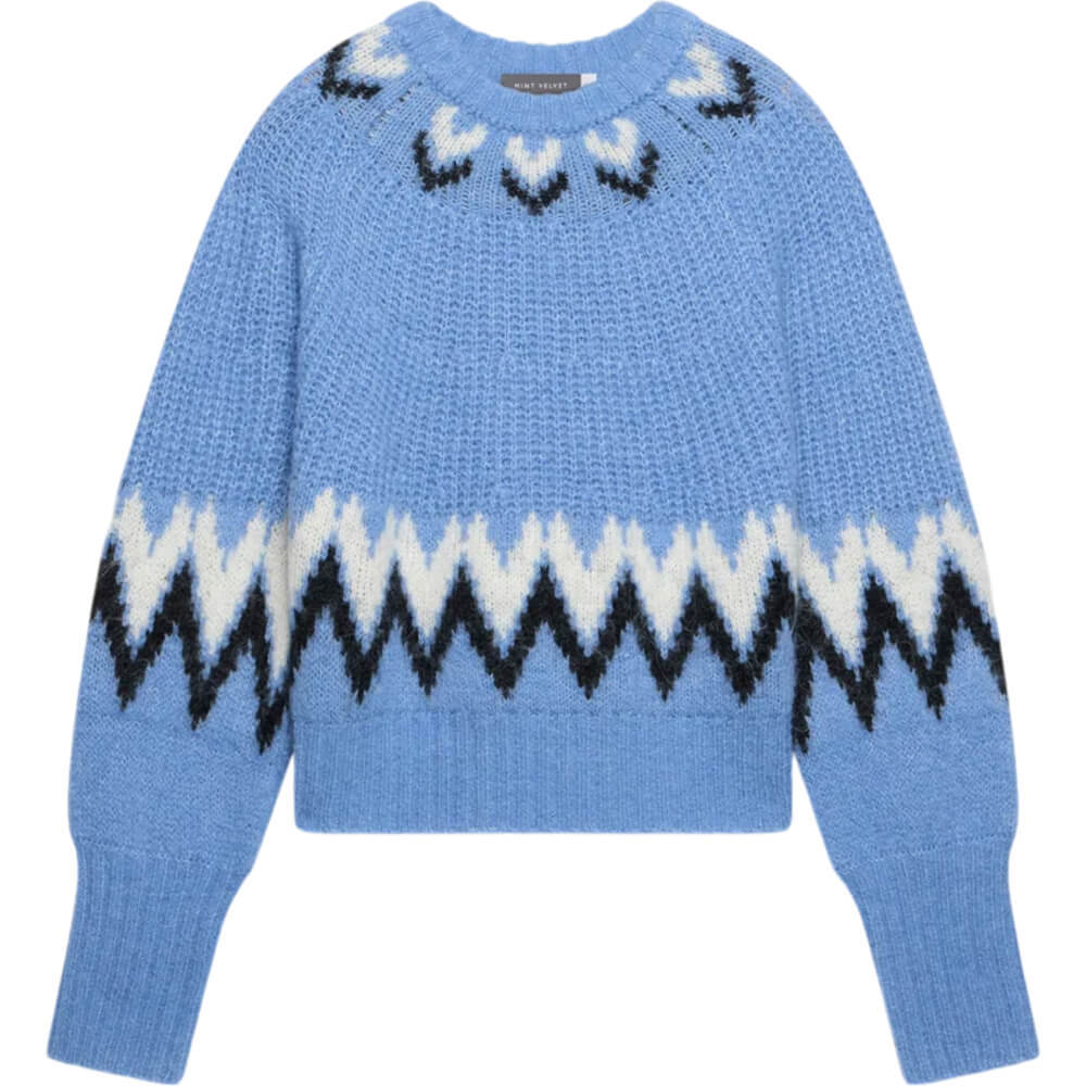 Mint velvet blue jumper hotsell